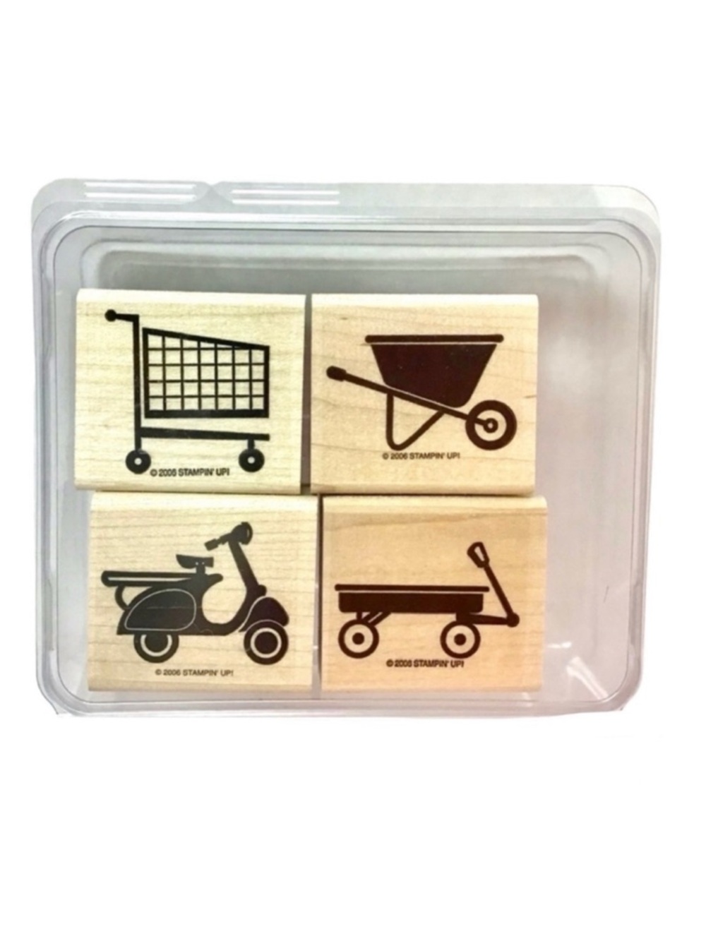 Stampin’ Up! 2006 “The Wheel Thing” Rubber Stamp Set